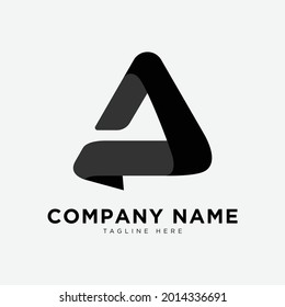 logo with initials A, eye catching, modern, simple and clean. suitable for your business or company