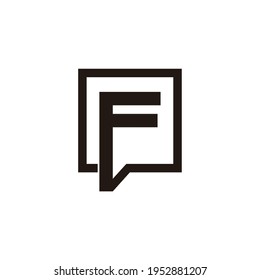 iniciales del logotipo "F" El objetivo principal de un logotipo es crear una representación de una marca o empresa. El logo describirá indirectamente a la empresa.