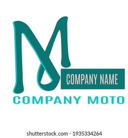 logotipo con la letra inicial M para el nombre de la empresa