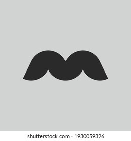 67 M Mustache Logo Images, Stock Photos & Vectors | Shutterstock