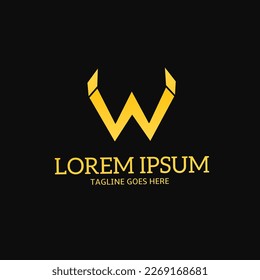 Logo-Initialbuchstaben mit minimalistischer Eleganz