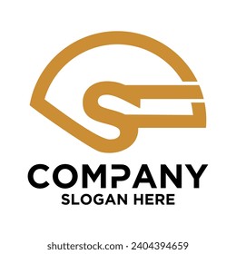 ein Logo mit den Initialen S F ist einfach und für geschäftliche Anforderungen geeignet