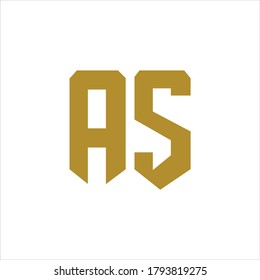 iniciales del logotipo como vector minimalista