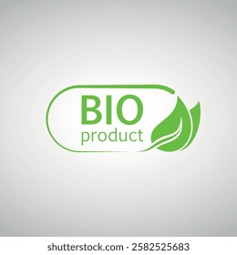 The logo with the inscription “BIO product” is green with leaves symbolizing environmental friendliness.