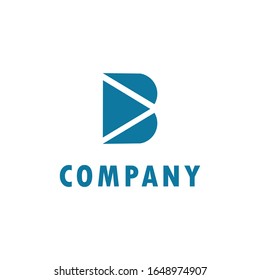 logo inspiration: B which is combined with play triangle. This logo is suitable for business companies, digital, technology etc.