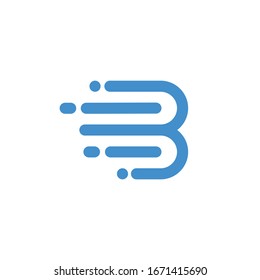 logo inspiration: elegant letter B. The logo is suitable for tech companies, etc.