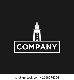 Logo inspiration: elegant tower logo. The logo is suitable for business companies, etc.