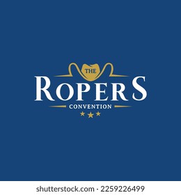 The logo inspiration is in the form of a cowboy hat icon with an old school impression
