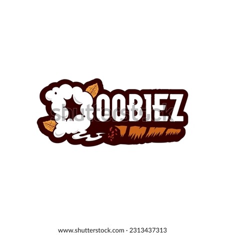Logo inspiration with the initial D is smoke that comes from cigarettes or weed