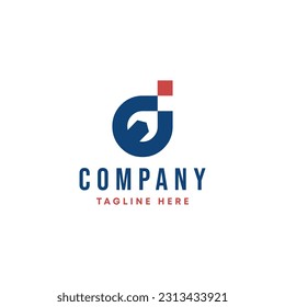 Logo inspiration with the initial D as if someone seen from above is taking or doing something.