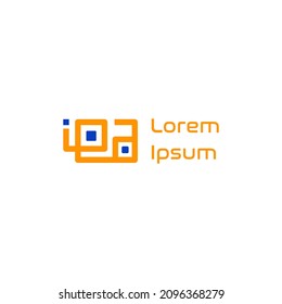 Logo-Inspiration mit Initialen IOA im Monoline-Stil.