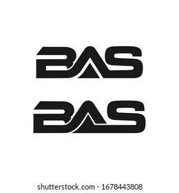 logo inspiration: the letter B combined with the elegant letter A and the letter S, the logo is suitable for business companies etc.