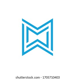 Inspiración del logotipo: Las iniciales de MW son sencillas y elegantes. El logotipo es adecuado para empresas de negocios, etc.