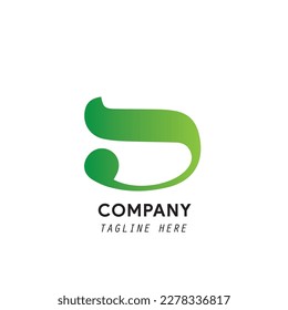  un logotipo inspirado en la hoja o elemento natural para su uso en el logotipo de la compañía natural