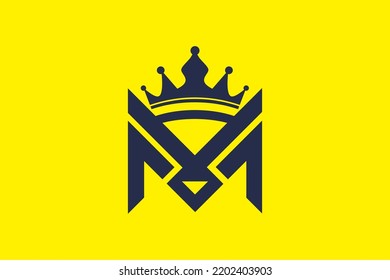 logo inspired by the letter m with a crown on it. suitable for all business models, especially in the field of beauty and fashion