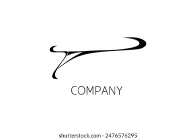 logo inspired by the letter t and the bull