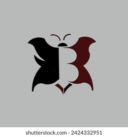 The logo is inspired by the object's first name and is shaped like a simple and attractive butterfly