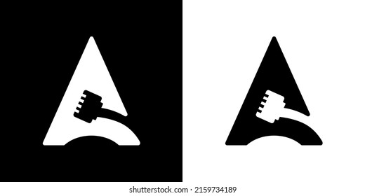 Logo A Internet Ethernet connector
