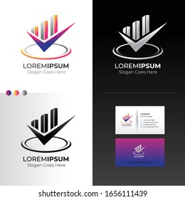 logo investment, logo check, logo financial