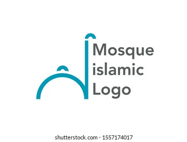 Logo Islamic Style New Mosque