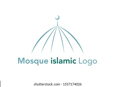 logo islamic style new mosque