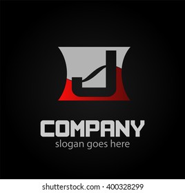 Logo j letter Vector illustration
