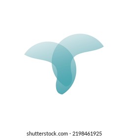 Logo Jamur biru indah sekali