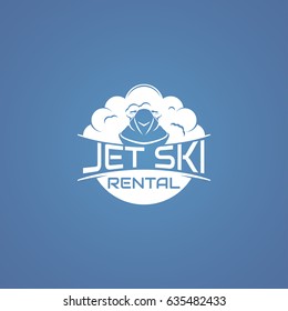 Logo jet ski, scooter