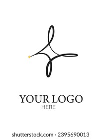 Logo for a jewel store - elegant design easy to custom