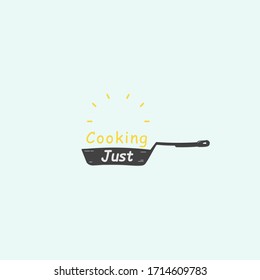 logo just cooking vector design