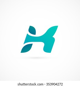 Logo K letter. Isolated on white background. Vector illustration, eps 10.