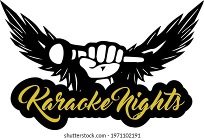 Its a logo with a karaoke theme perfect for karaoke bars, restaurants, and other businesses. It can also be used as an individual logo. 
