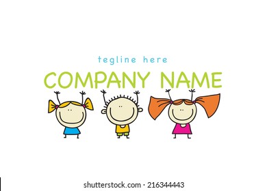 logo kid children child business cartoon vector frendly company people creative vector tag design pattern doodle people logo kid children child business cartoon vector frendly company people innocent