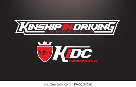 Logo KIDC kinship in driving indonesia