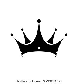 Logo de King Crown Icon Vector Silueta Moderno de Moda