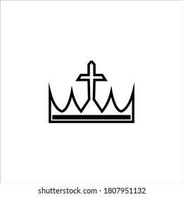 Logokronen mit minimalem Design