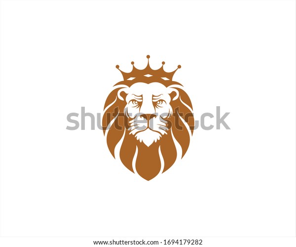Logo King Jungle Animal Vector Stock Vector Royalty Free