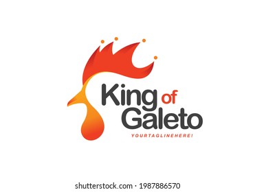 logo king of the orange crested galeto