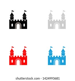 logo kingdom building historic vector