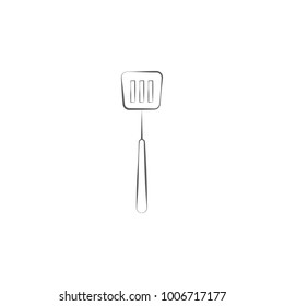 logo kitchen spatula icon. Elements of dishes icon. Premium quality graphic design. Signs, outline symbols collection icon for websites, web design, mobile app, info graphics