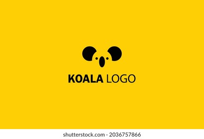 logo koala animals vector design icon australia
