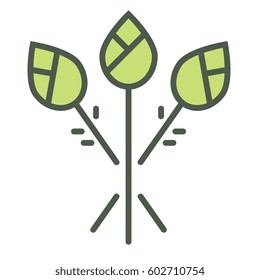 Logo or label cone. Line style logotype. Easy to use cone template. Vector abstract sign or emblem.