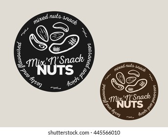 Logo/ Label for mixed nuts snack