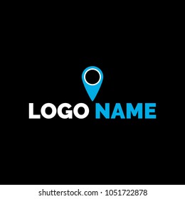 Logo label on the map