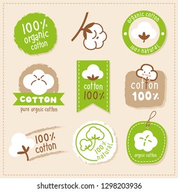 Logo Label Pure Cotton Organic