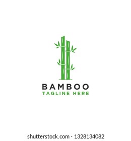 The logo, label, or symbol of the vector, hand-drawn green bamboo plants. The concepts for spa and beauty salons, Asian massage, cosmetic packages, furniture materials. - Vector