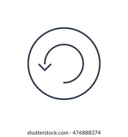 logo or label web icon. Line style logotype. Easy to use business template. Vector abstract sign or emblem.