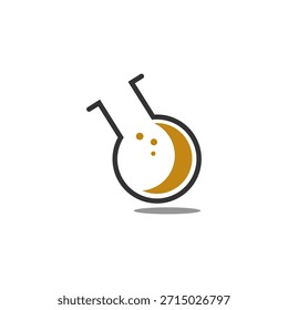logo laboratorium icon templet vector research
