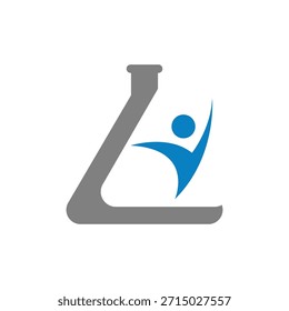 logo laboratorium icon templet vector research