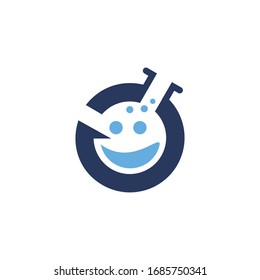 plantilla de diseño creativo para lentes de laboratorio